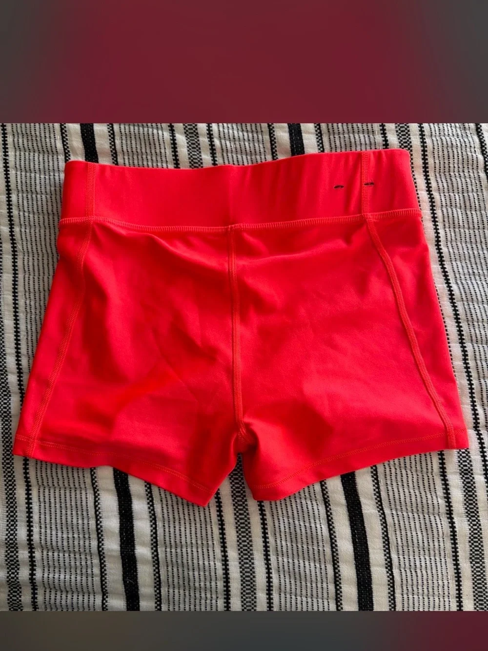 Under Armour Women’s Bright Red Compression Bike Shorts